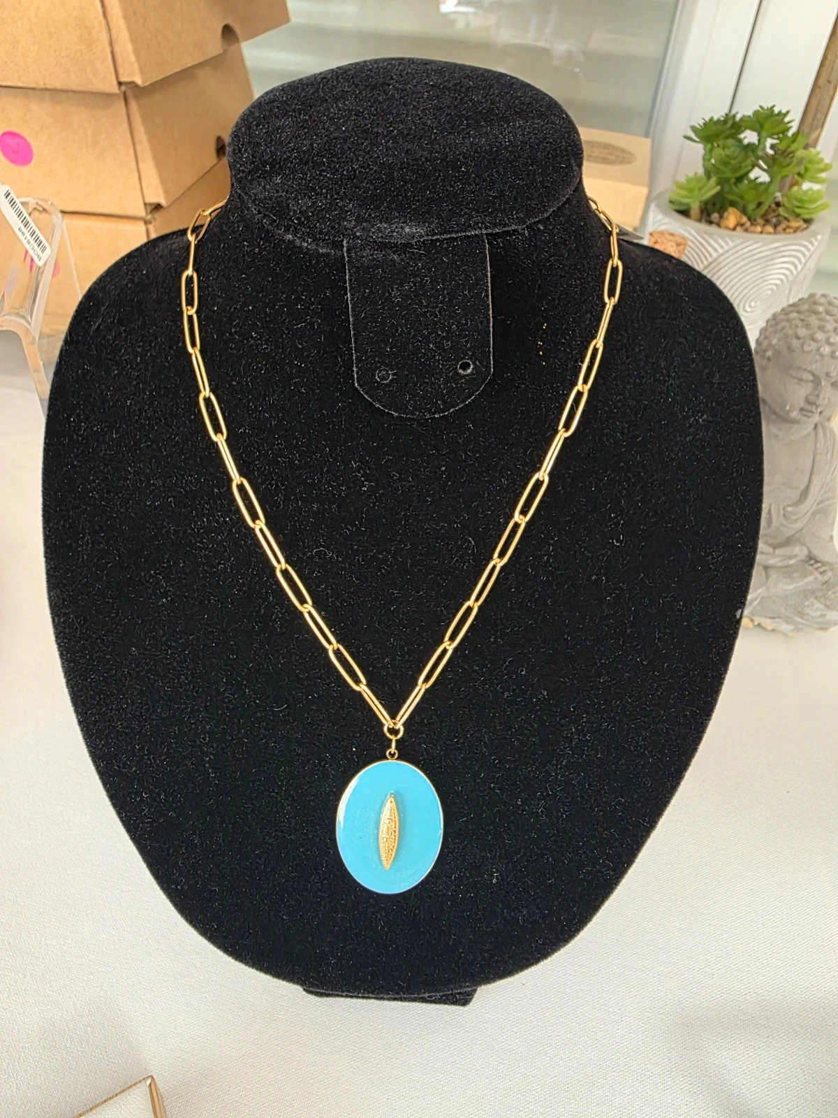 Jolie collier turquoise #fetedesmeres